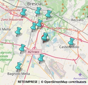 Mappa 25010 Borgosatollo BS, Italia (3.77583)