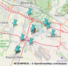 Mappa 25010 Borgosatollo BS, Italia (3.775)