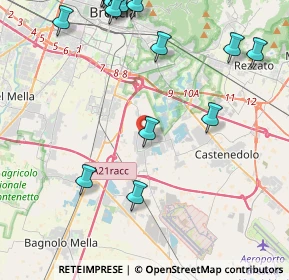 Mappa 25010 Borgosatollo BS, Italia (5.9815)