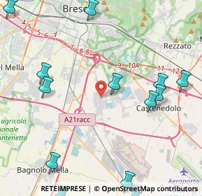 Mappa 25010 Borgosatollo BS, Italia (5.87385)