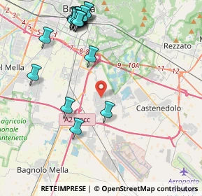 Mappa 25010 Borgosatollo BS, Italia (5.0805)