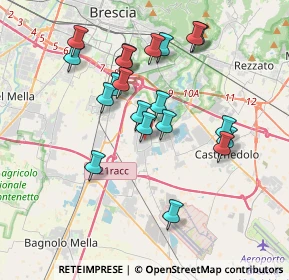 Mappa 25010 Borgosatollo BS, Italia (3.4735)