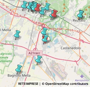 Mappa 25010 Borgosatollo BS, Italia (5.1875)