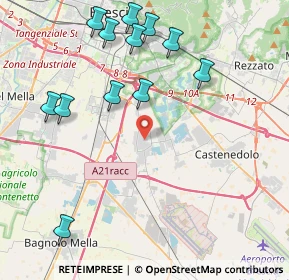 Mappa 25010 Borgosatollo BS, Italia (4.72417)