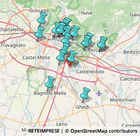 Mappa 25010 Borgosatollo BS, Italia (6.35737)