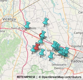Mappa Via P. Lioy, 36040 Grisignano di Zocco VI, Italia (6.6375)