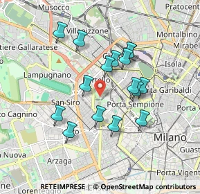 Mappa City Life Shopping District, 20149 Milano MI, Italia (1.55125)