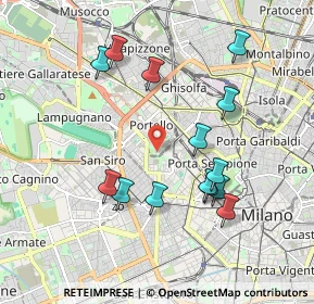 Mappa City Life Shopping District, 20149 Milano MI, Italia (1.89357)