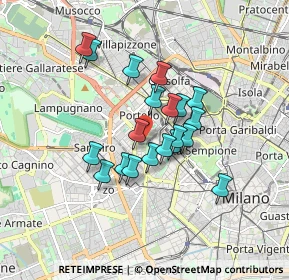 Mappa Citylife Shopping District, 20149 Milano MI, Italia (1.3305)