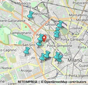 Mappa Citylife Shopping District, 20149 Milano MI, Italia (1.55917)