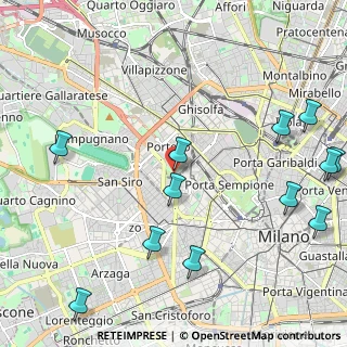 Mappa Citylife Shopping District, 20149 Milano MI, Italia (2.7925)