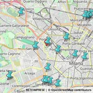 Mappa City Life Shopping District, 20149 Milano MI, Italia (3.24389)