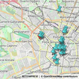 Mappa Piazza Tre Torri, 20149 Milano MI, Italia (2.37222)