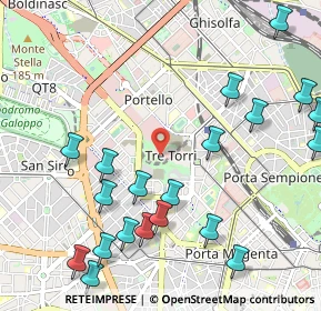 Mappa City Life Shopping District, 20149 Milano MI, Italia (1.306)