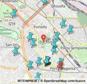 Mappa Citylife Shopping District, 20149 Milano MI, Italia (1.1265)