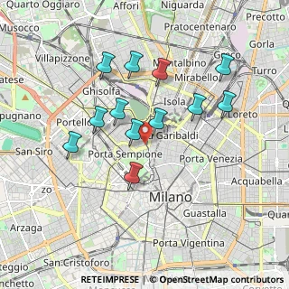 Mappa Piazzale Biancamano, 20154 Milano MI, Italia (1.66417)