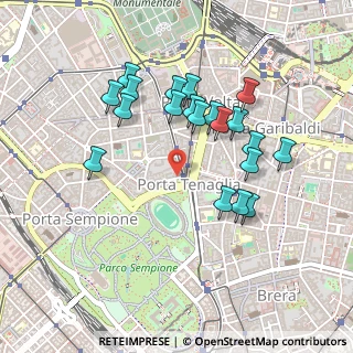 Mappa Piazzale Biancamano, 20154 Milano MI, Italia (0.4375)