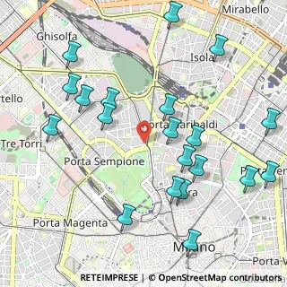 Mappa Piazzale Biancamano, 20154 Milano MI, Italia (1.199)