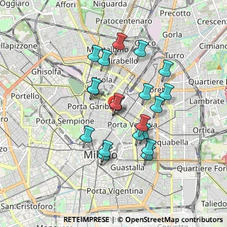 Mappa Piazza della Repubblica, 20121 Milano MI, Italia (1.564)