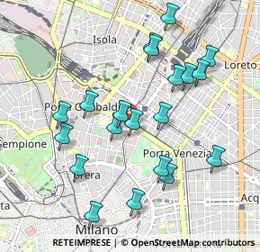 Mappa Piazza della Repubblica, 20121 Milano MI, Italia (0.971)