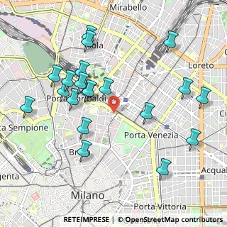 Mappa Piazza della Repubblica, 20121 Milano MI, Italia (1.083)