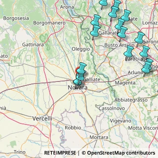 Mappa Via Verbano, 28100 Novara NO, Italia (21.02824)
