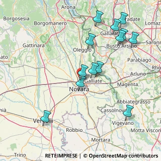 Mappa Via Verbano, 28100 Novara NO, Italia (17.35)