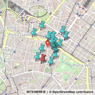 Mappa Via Giuseppe Parini, 20121 Milano MI, Italia (0.2785)
