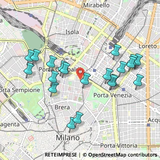 Mappa Via Giuseppe Parini, 20121 Milano MI, Italia (1.048)