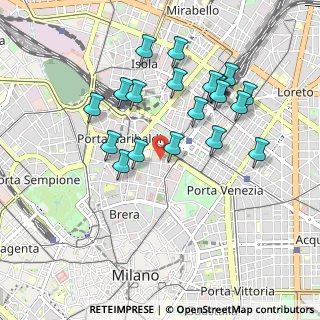 Mappa Via Giuseppe Parini, 20121 Milano MI, Italia (0.904)
