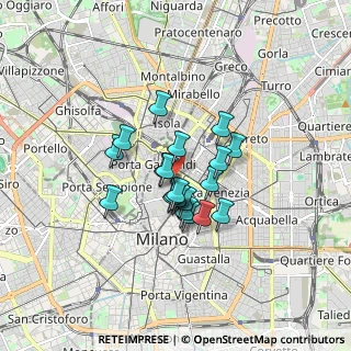 Mappa Via Giuseppe Parini, 20121 Milano MI, Italia (1.1495)