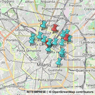 Mappa Via Giuseppe Parini, 20121 Milano MI, Italia (1.237)
