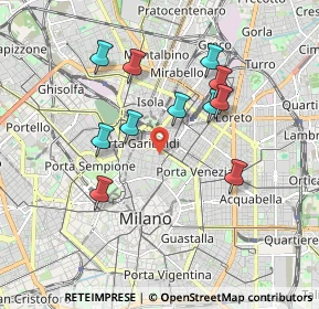 Mappa Via Giuseppe Parini, 20121 Milano MI, Italia (1.68455)