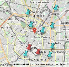 Mappa Via Giuseppe Parini, 20121 Milano MI, Italia (2.11273)