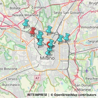 Mappa Via Giuseppe Parini, 20121 Milano MI, Italia (2.31091)