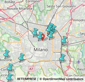 Mappa Via Giuseppe Parini, 20121 Milano MI, Italia (5.29313)