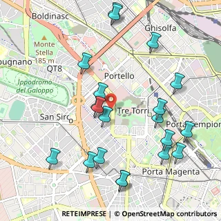 Mappa 20149 Milano MI, Italia (1.1625)