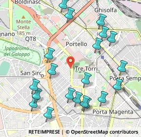 Mappa 20149 Milano MI, Italia (1.1825)