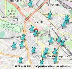 Mappa 20149 Milano MI, Italia (1.296)