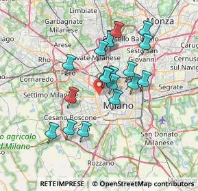Mappa 20149 Milano MI, Italia (5.88789)