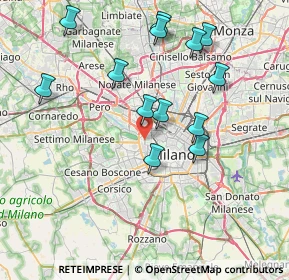Mappa 20149 Milano MI, Italia (7.71154)