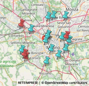 Mappa 20149 Milano MI, Italia (6.76111)