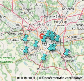 Mappa 20149 Milano MI, Italia (5.38167)