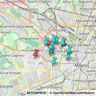 Mappa 20149 Milano MI, Italia (1.07615)