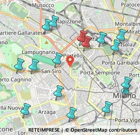 Mappa 20149 Milano MI, Italia (2.46688)