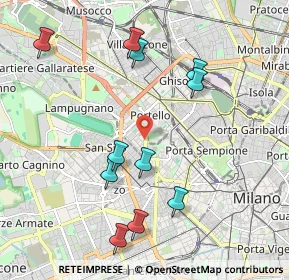 Mappa 20149 Milano MI, Italia (2.12636)