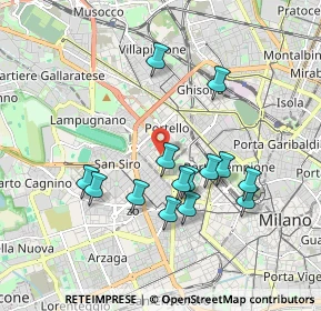 Mappa 20149 Milano MI, Italia (1.70286)
