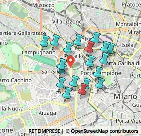 Mappa 20149 Milano MI, Italia (1.4125)