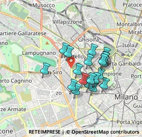 Mappa 20149 Milano MI, Italia (1.426)