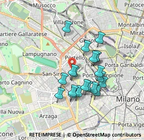 Mappa 20149 Milano MI, Italia (1.461)